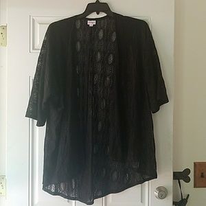 Lularoe Medium Black Lace Lindsay