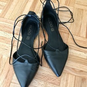 Aldo Shoes - Aldo lace-up pointy flats Aldo Shoes - Aldo lace-up pointy flats