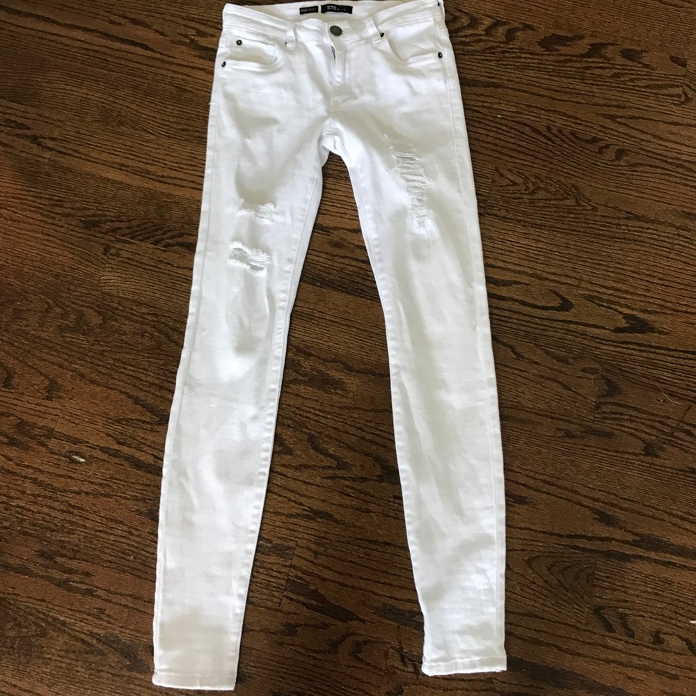 White jeans