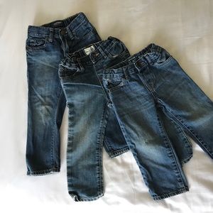 Lot of 3, Size 2T boys jeans