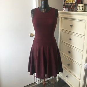 Eva Mendes A line sweater dress