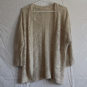 Cream Knit Cardigan