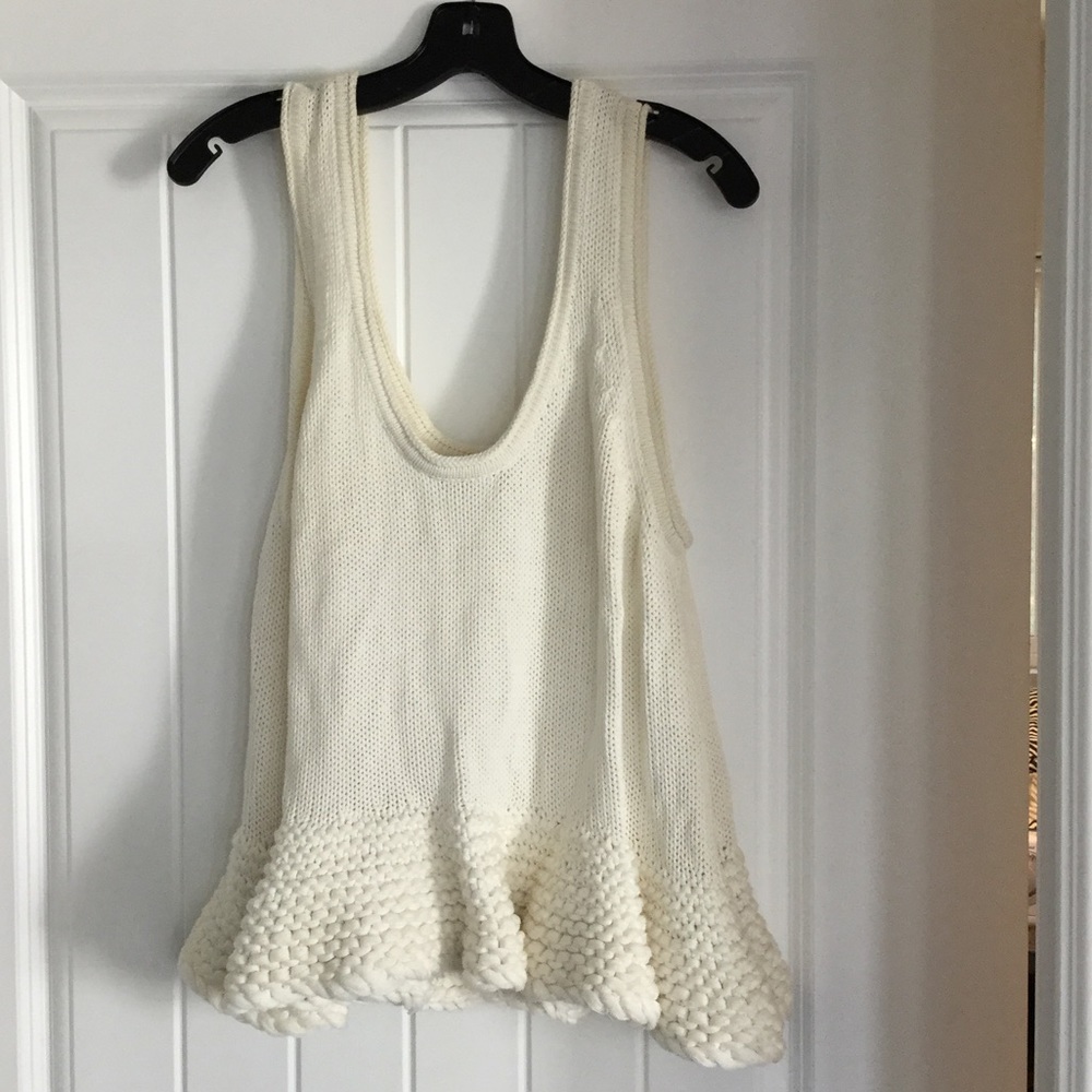Bec and bridge cream knit top