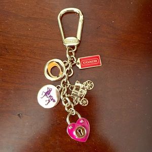Coach decorative key fob or purse decoration