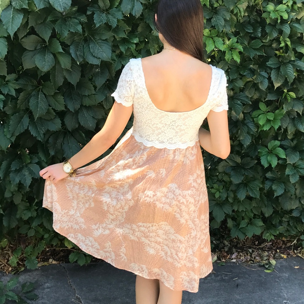 Free People scoop-back lace sundress