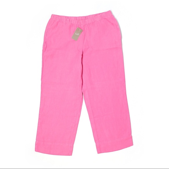 ❌SOLD❌ J. Jill - Cropped Pink Linen Pants - Picture 5 of 5