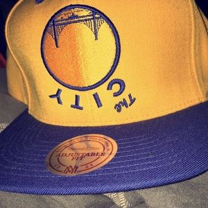 mitchell and ness upside down snapback