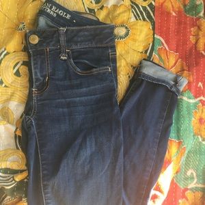 American Eagle Dark-Wash Jeggings