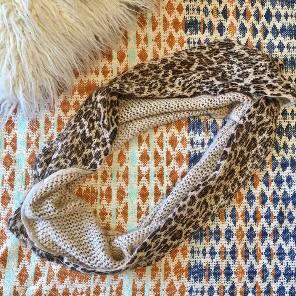 BP {Nordstrom} : Leopard Print Infinity Scarf