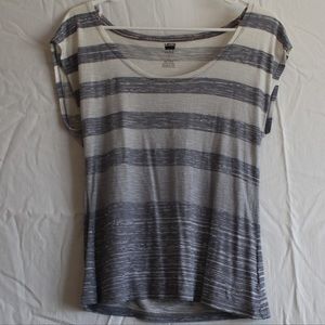 Grey Striped Tee