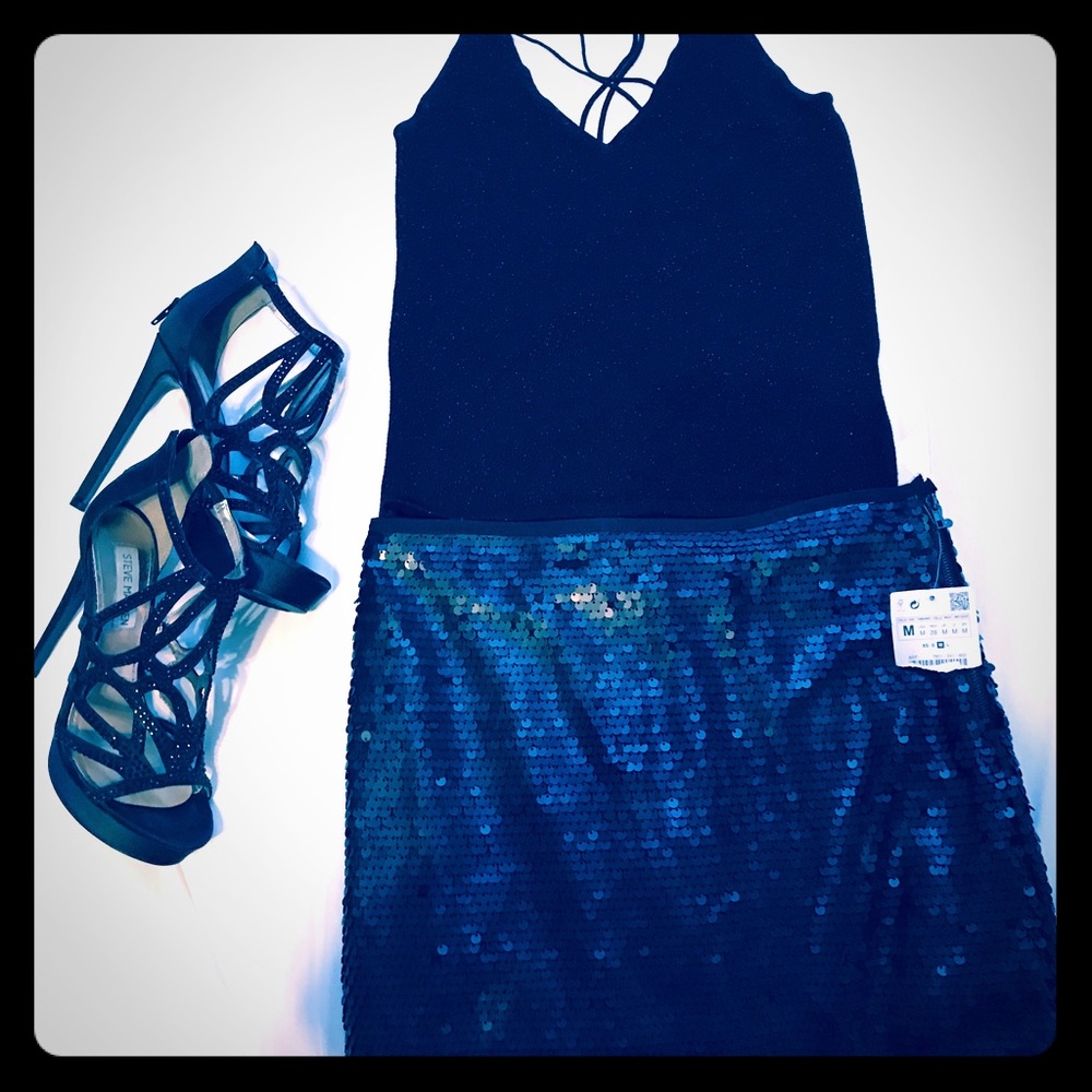 Zara Black Night-Out Skirt