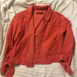 Lightweight coral Levi's jacket!