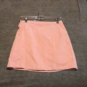 Corduroy Skirt! blush color. Only worn once!