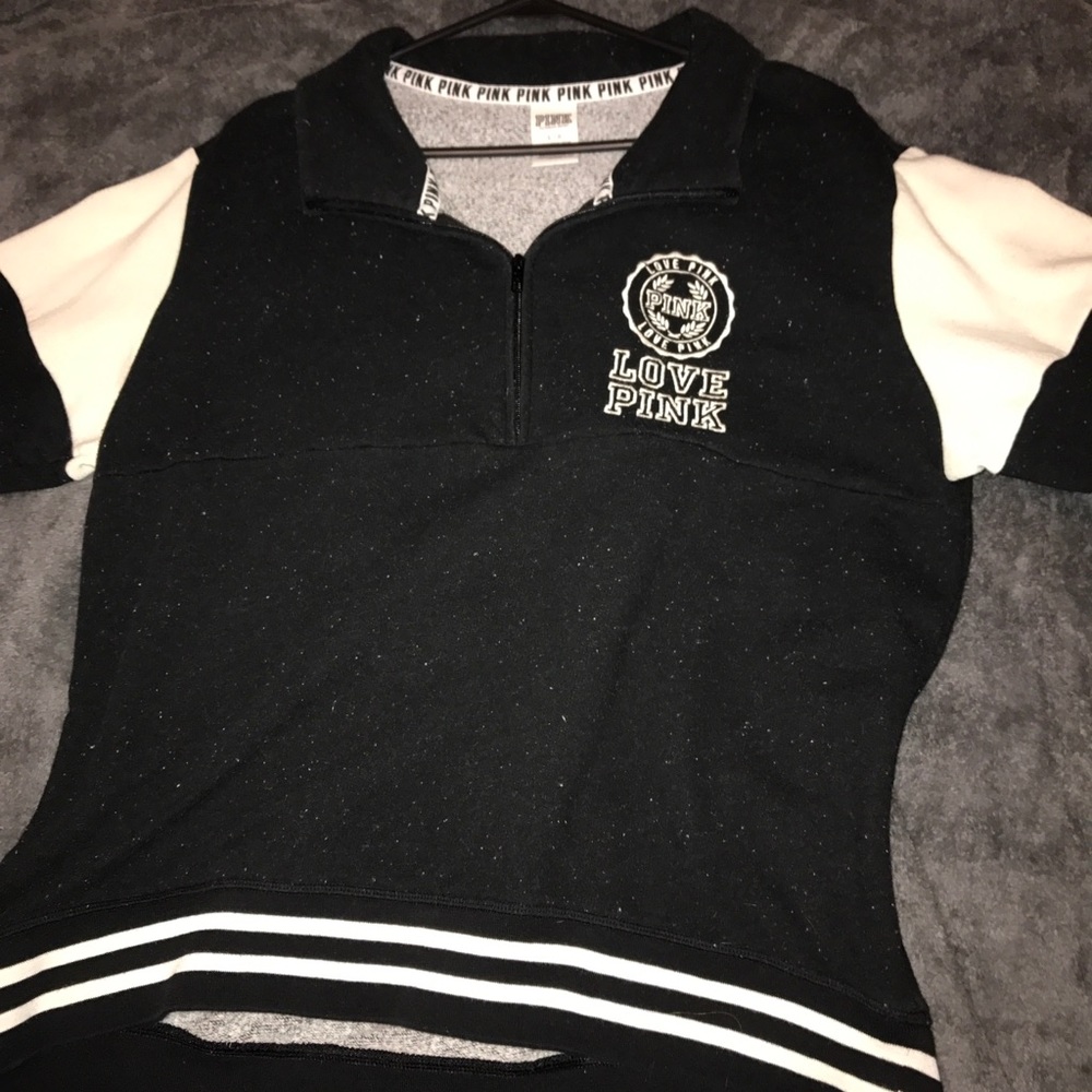 VS PINK boyfriend half zip