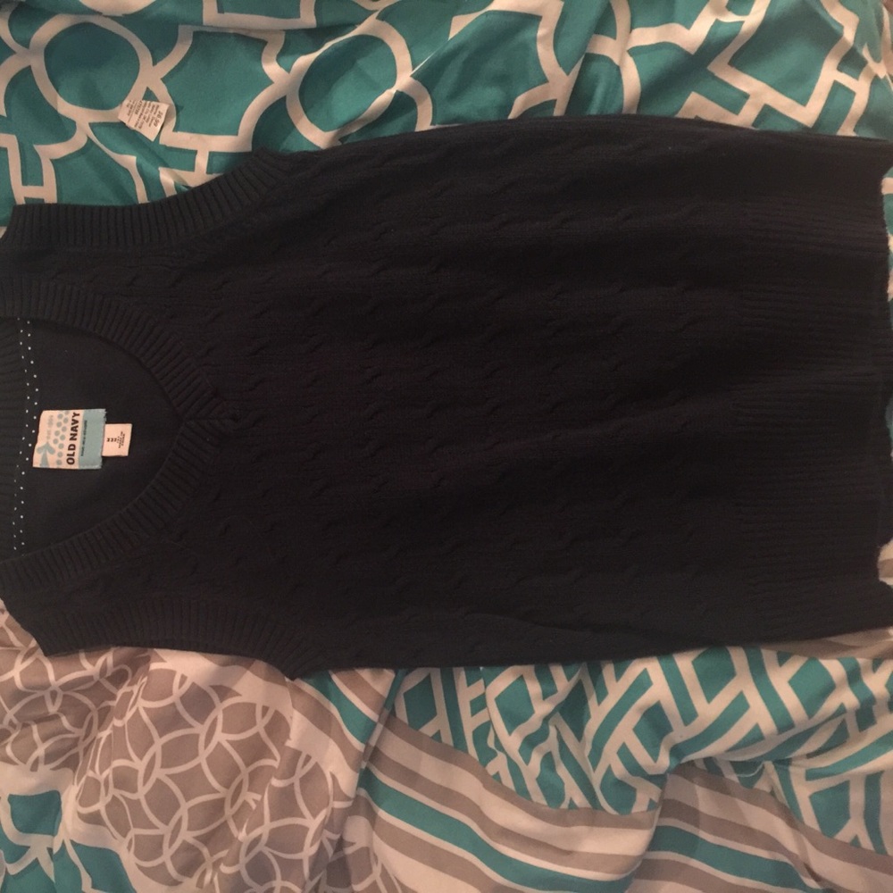 Navy blue kids vest size medium