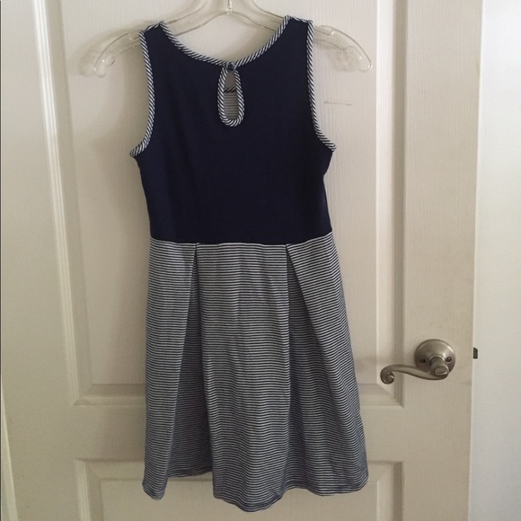 Girls striped dress - Picture 2 of 5