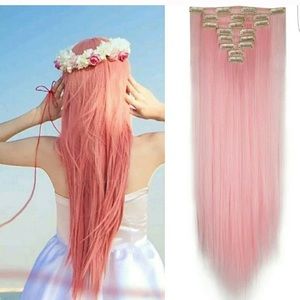 Clip in hair extensions