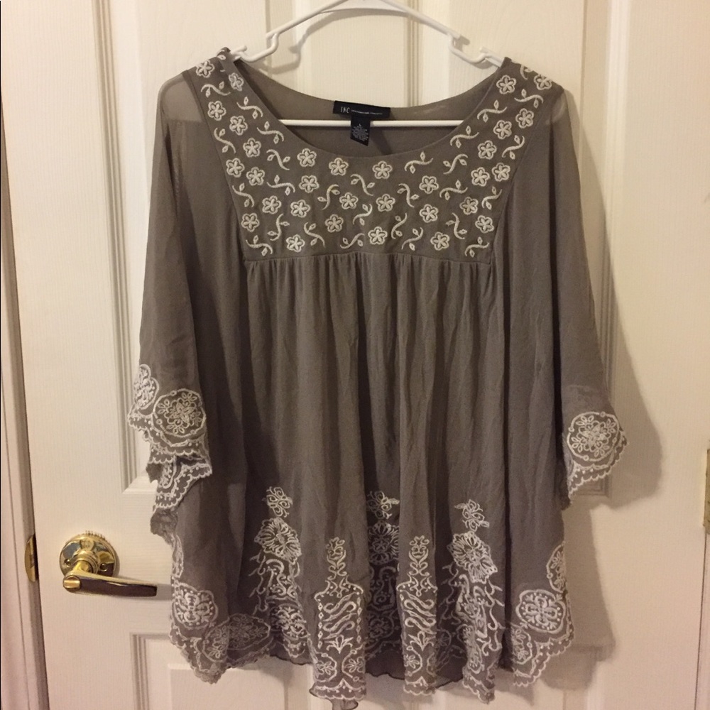 INC sheer top