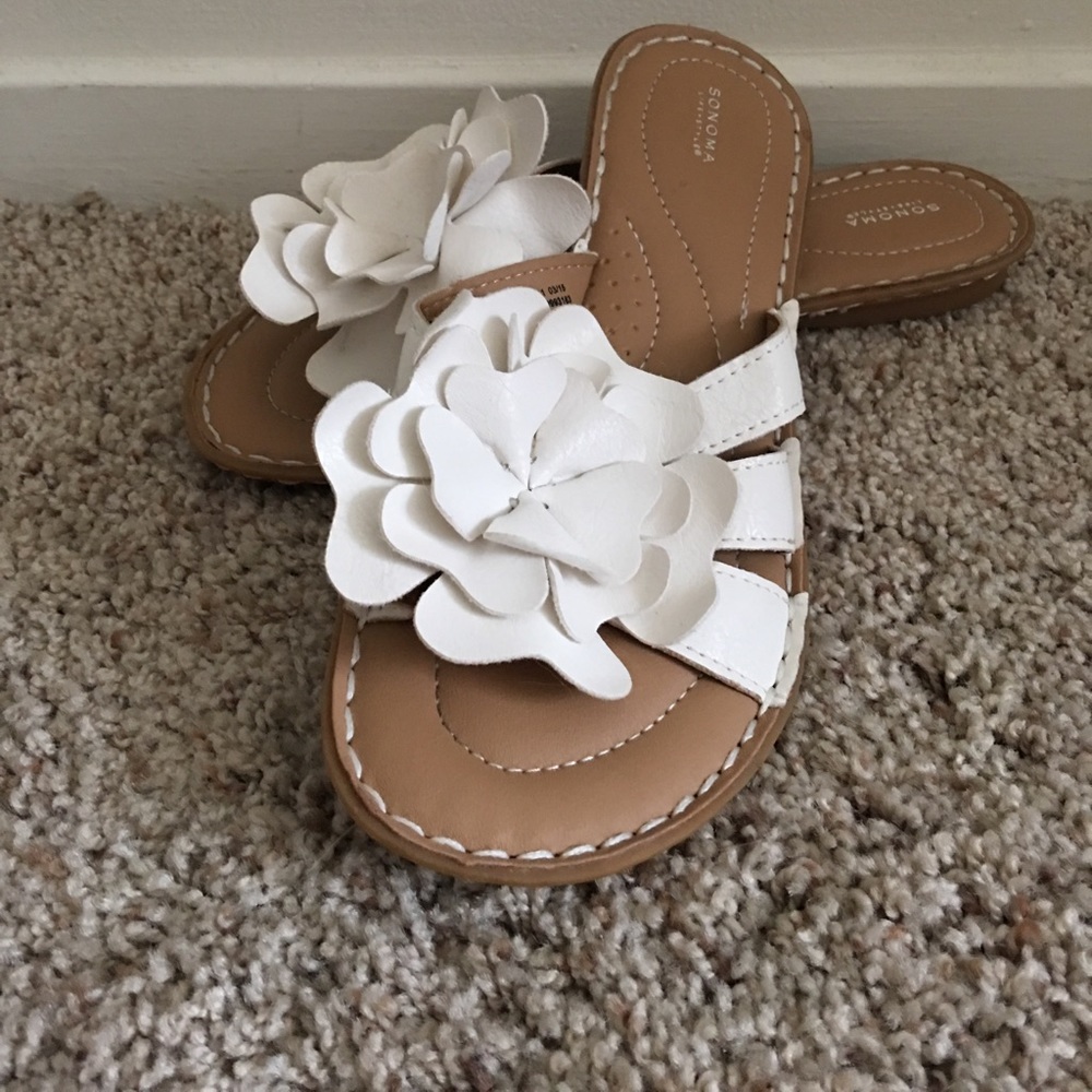 Sonoma White Sandals