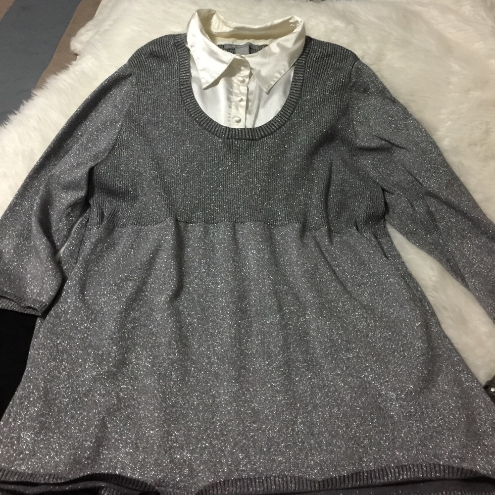GENTLY WORN HOLIDAY SWEATER 2X NY COLLECTION