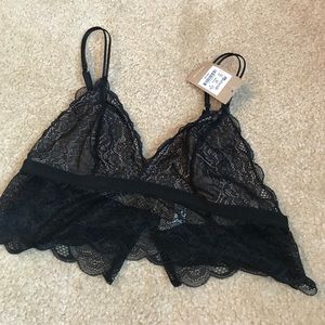 Madewell black bralett (M)