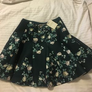 Floral green "Lauren Conrad Runway" skirt!