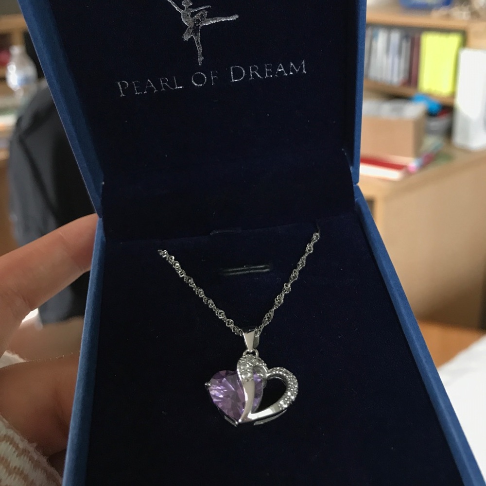 Amethyst and sterling silver Necklace