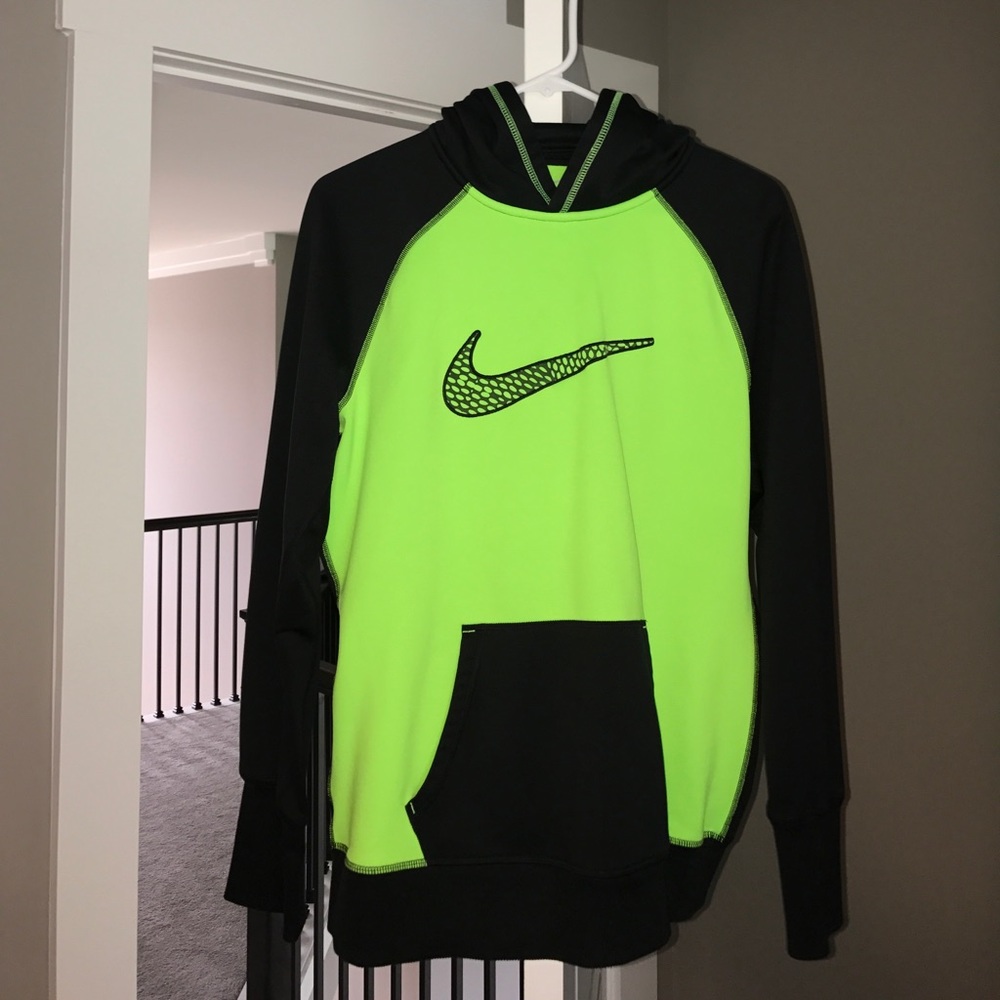 Bright Green Nike Hoodie