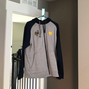 Full-Length Zip up Michigan Citrus Bowl Hoodie