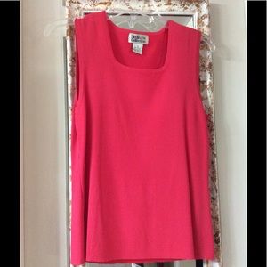 Coral color sweater tee