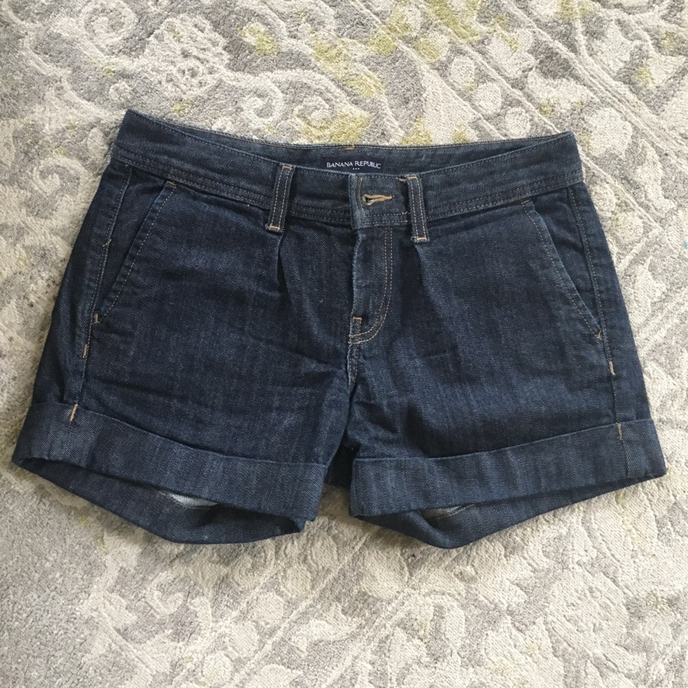 Banana Republic Cuffed Jean Shorts