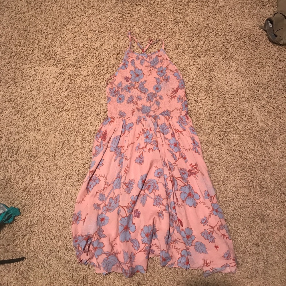 Urban Outfitters Kimichi Blue Backless Dress