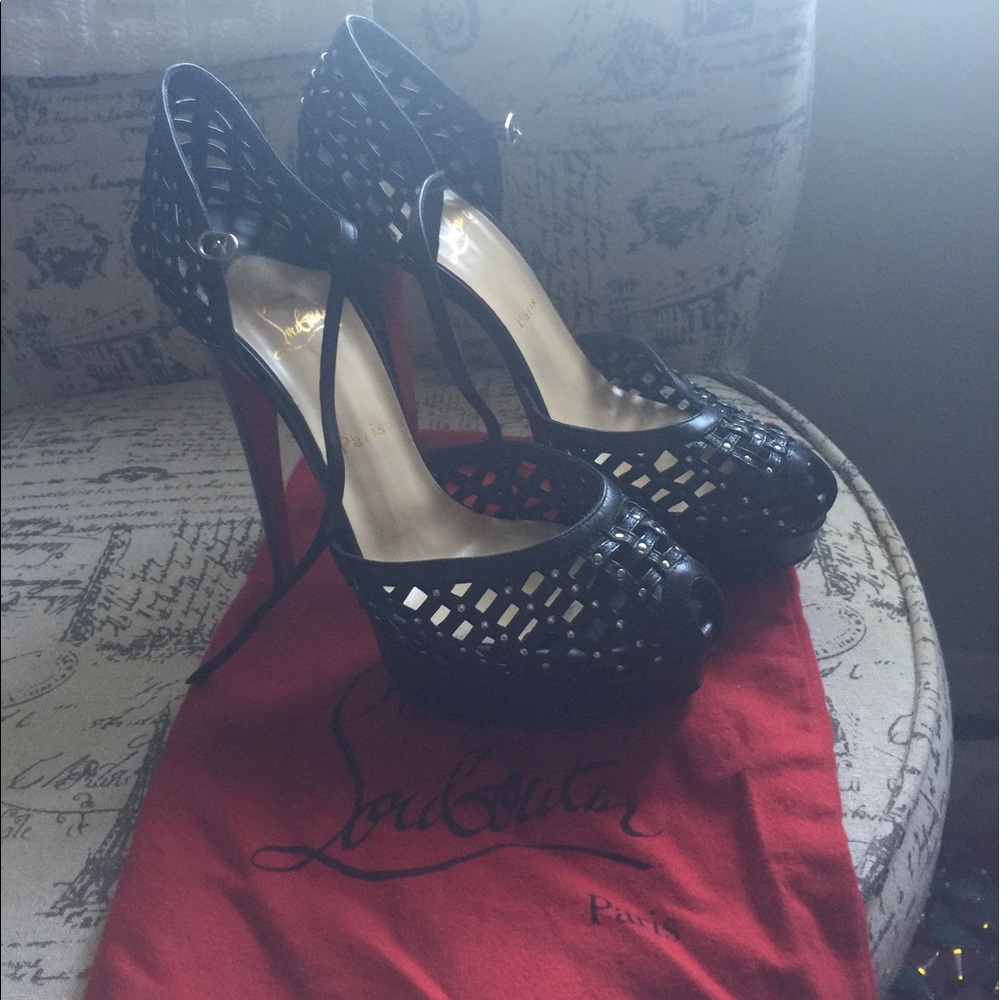 Christian Louboutin  black heels
