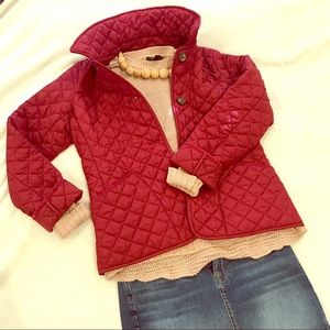 Banana Republic Quilted Peacoat