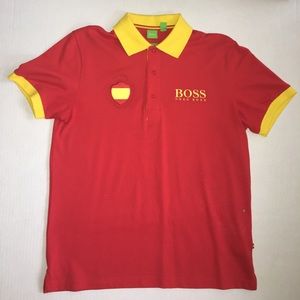 Hugo Boss Green Label Paddy Flag Modern Fit Polo