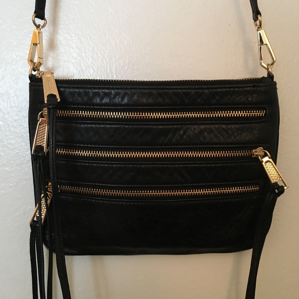 Rebecca Minkoff 5 Zip Flat Crossbody