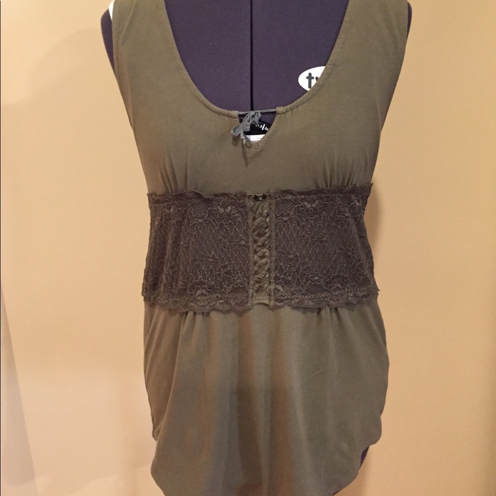 Free People corset tank