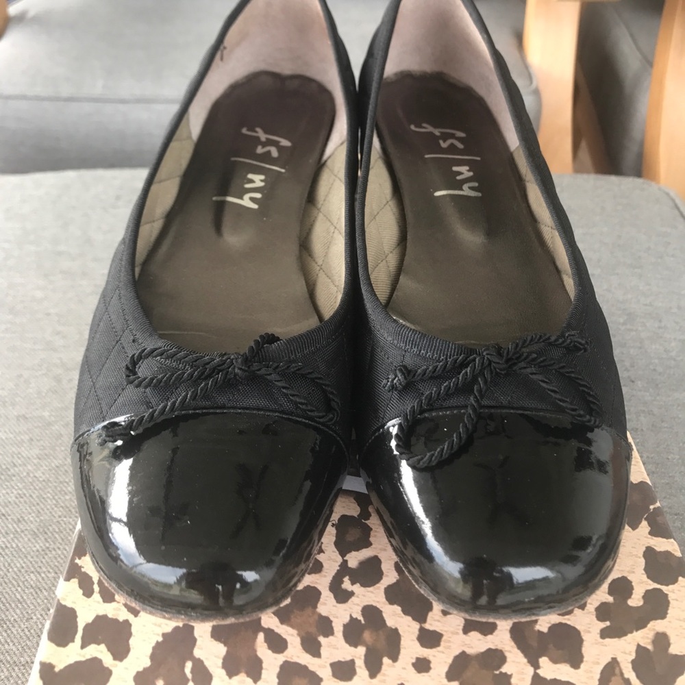 Black Quilted Wedge Pumps