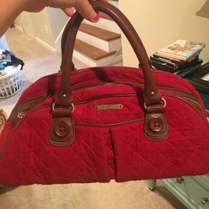 Vera Bradley red shoulder bag