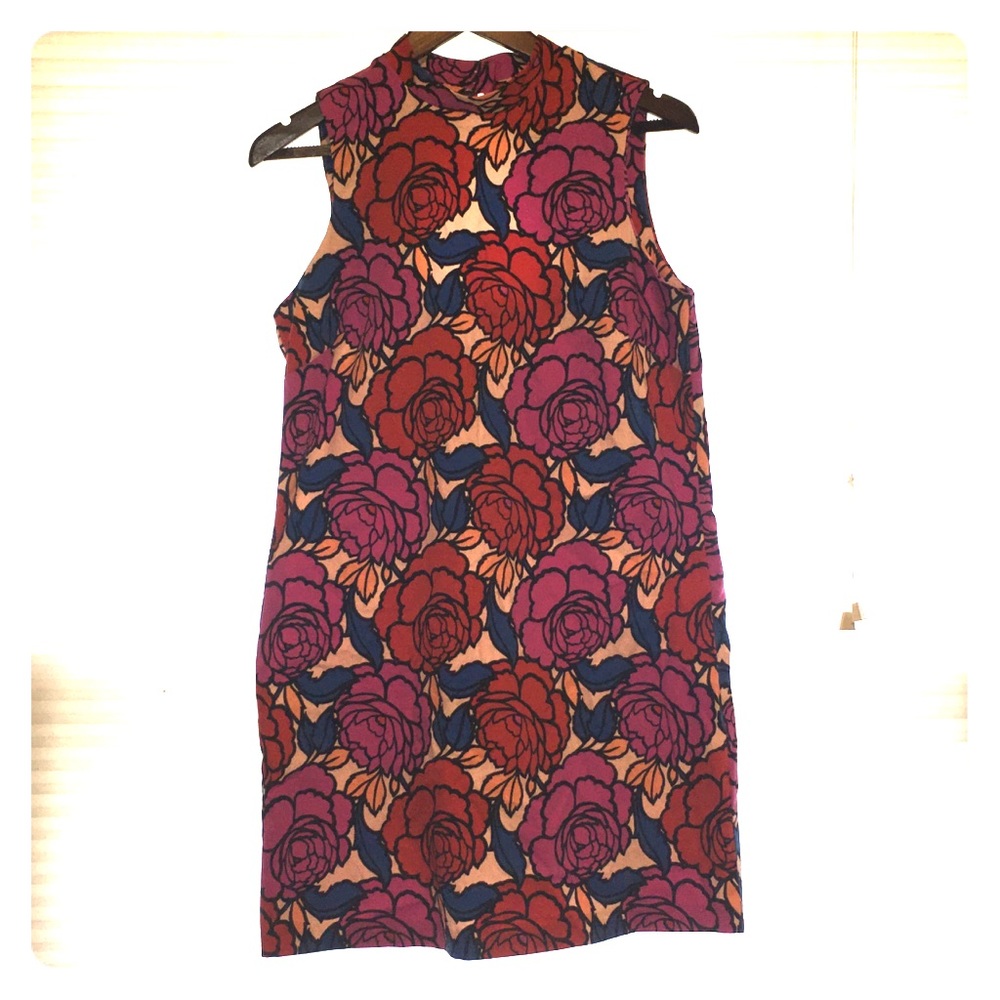 Asos floral shift dress