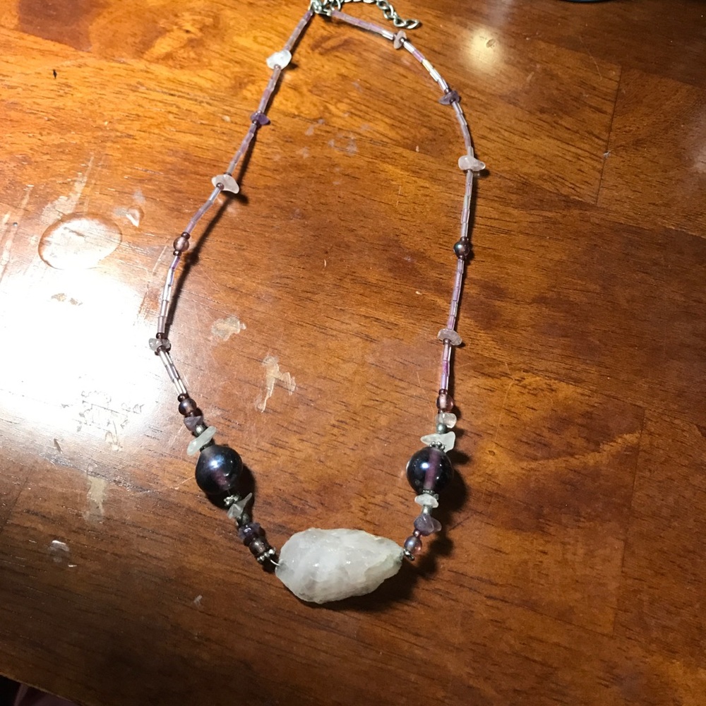 Purple necklace