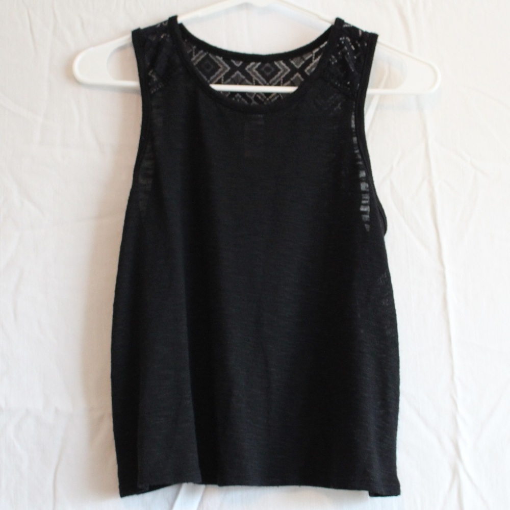 Black and Lace Tank