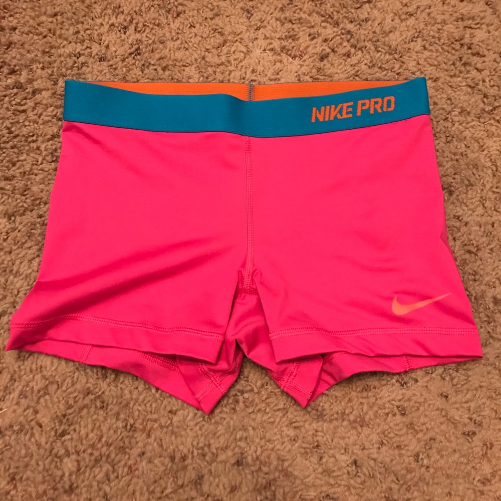 Nike pro spandex shorts