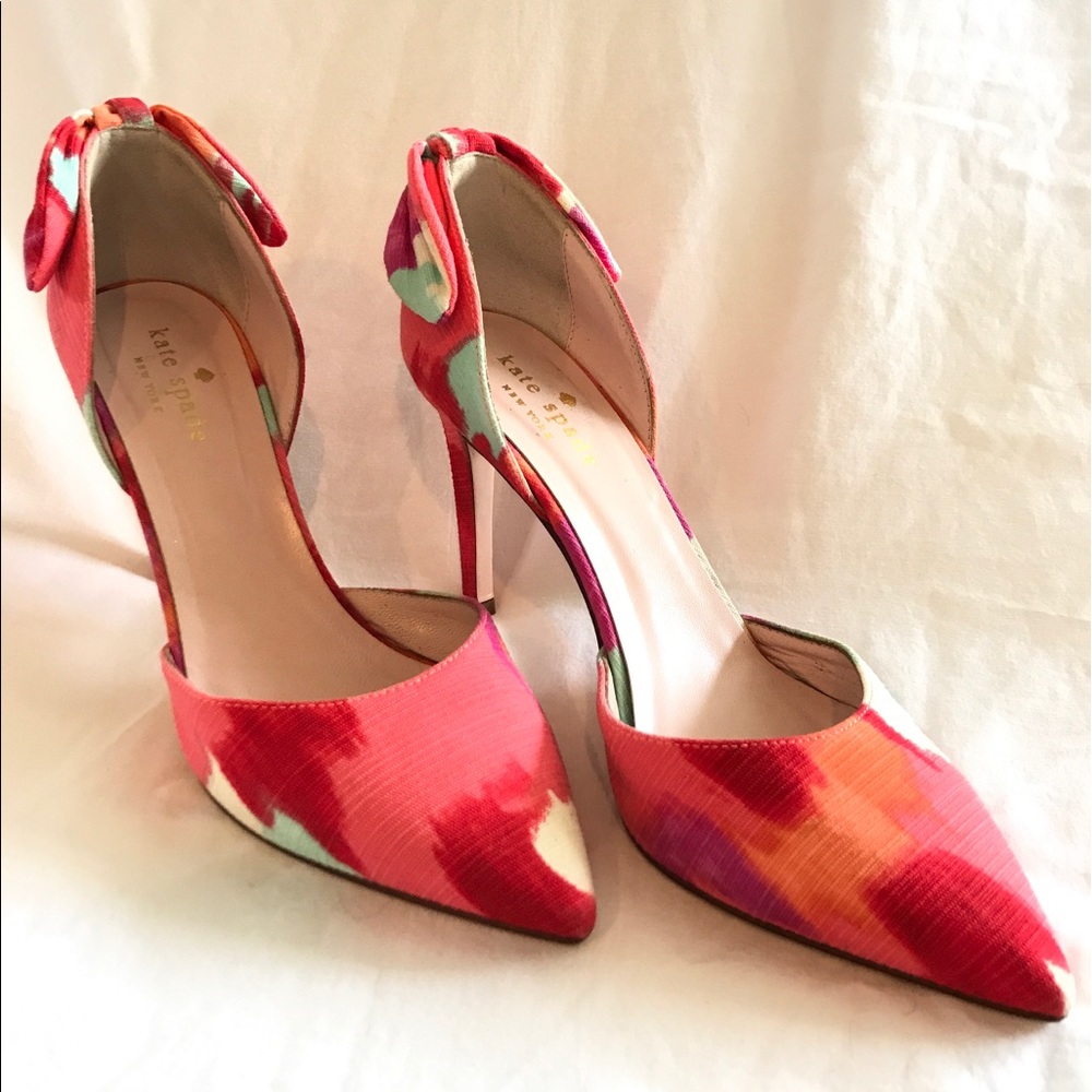 Kate Spade Floral Heels