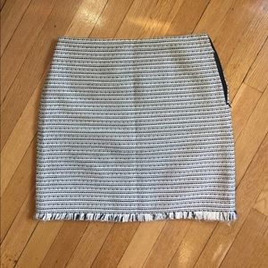 Loft tweed mini skirt