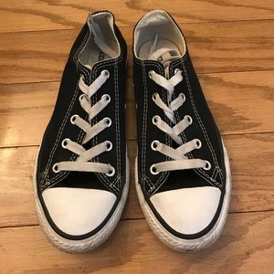 Boys lace up Converse
