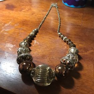 Chunky gold necklace