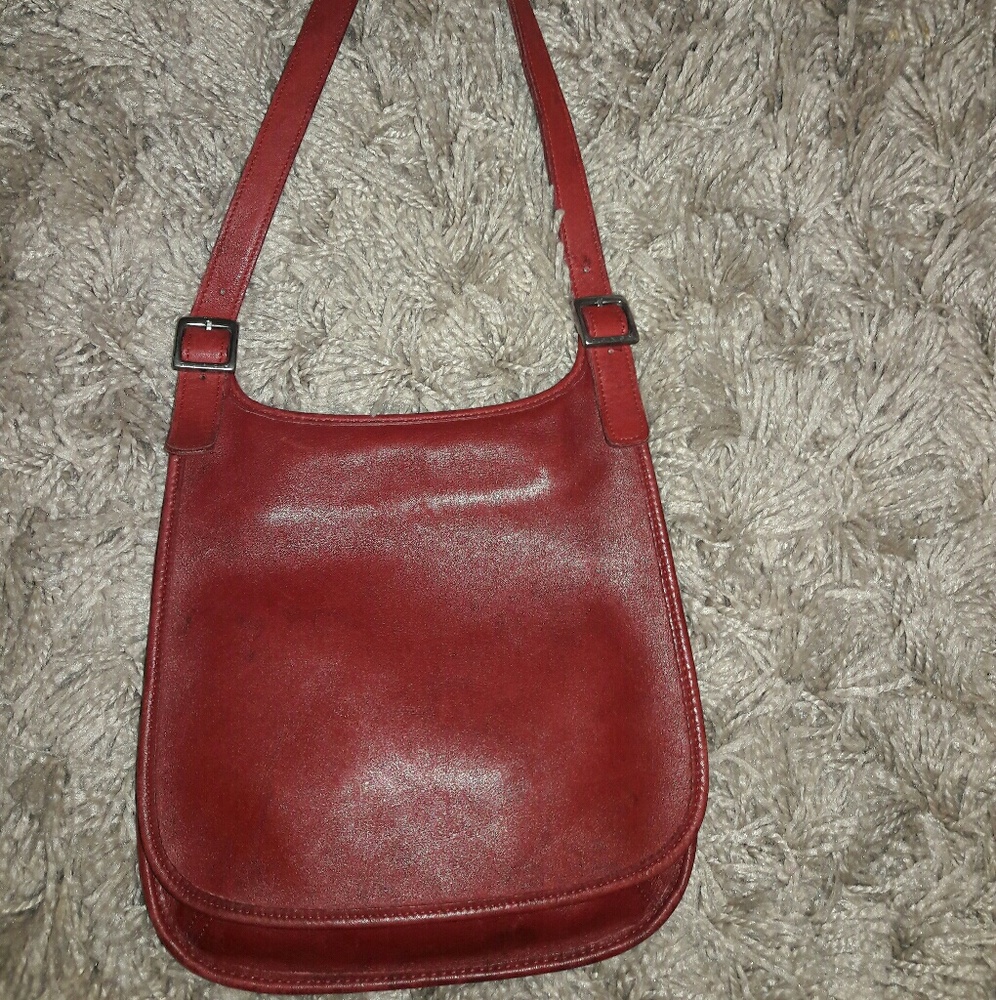 Vintage Coach  saddle bag style
