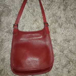 Vintage Coach saddle bag style
