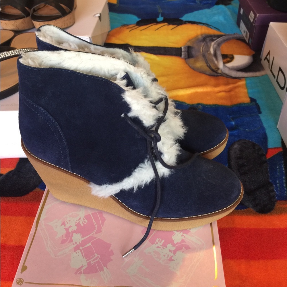 GAP Fur Suede Booties